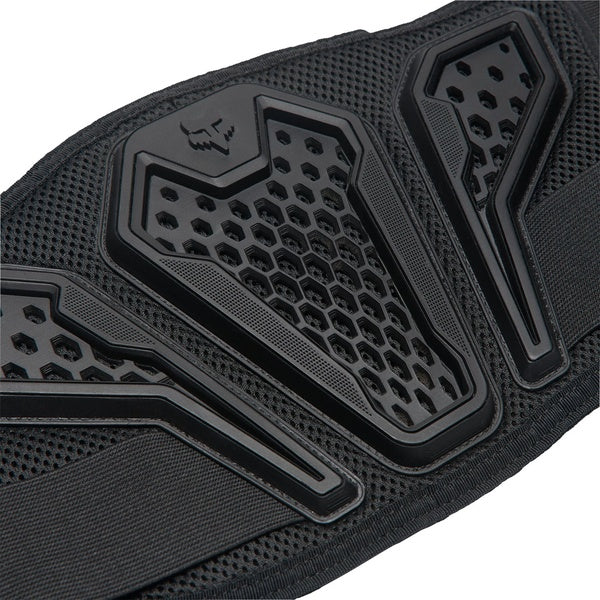 Ceinture Dorsale de Motocross Titan Sport/Fox; noir lustré