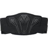 Ceinture Dorsale de Motocross Titan Sport/Fox; noir lustré