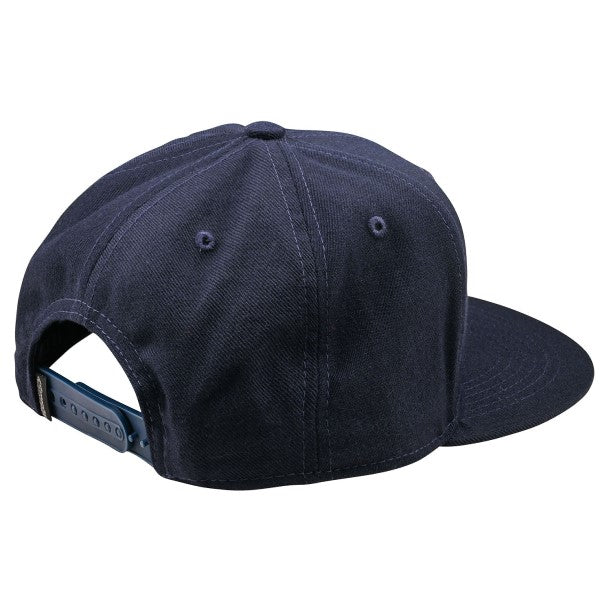 Casquette à Visière Plate Fade Out Troy Lee Designs bleu, de dos