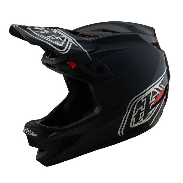 Casque de Motocross D4 Polyacrylite Shadow Timber, côté  gauche