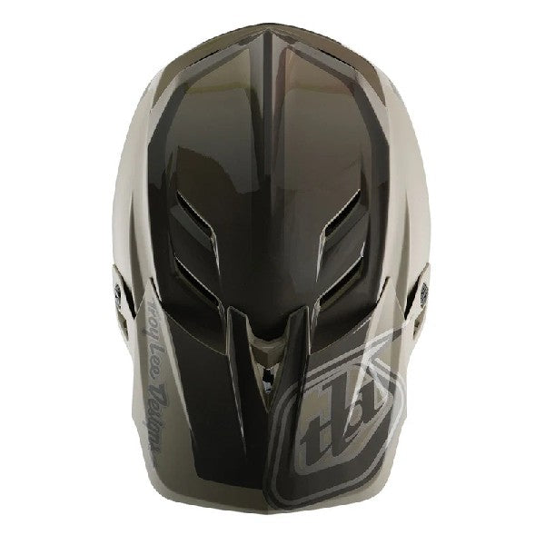 Casque de Motocross D4 Polyacrylite Shadow Beetle, Dessus