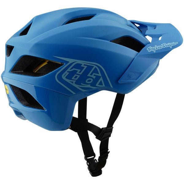 Casque Ouvert de Vélo Flowline Point MIPS Junior Bleu de gauche
