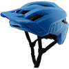 Casque Ouvert de Vélo Flowline Point MIPS Junior Bleu incliné de face à droite