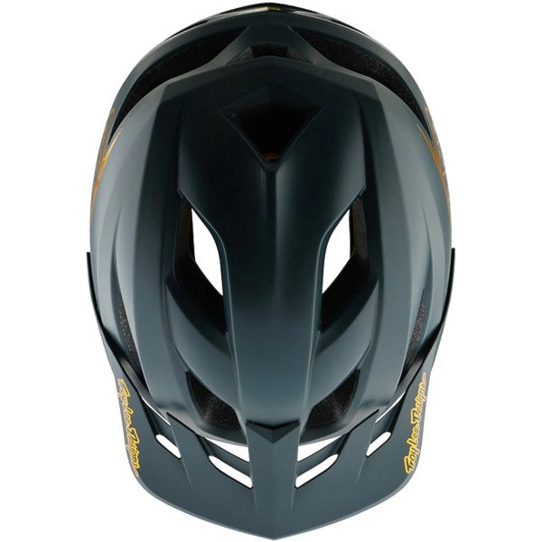 Casque Ouvert de Vélo Flowline Point MIPS Junior Gris/Jaune au-dessus