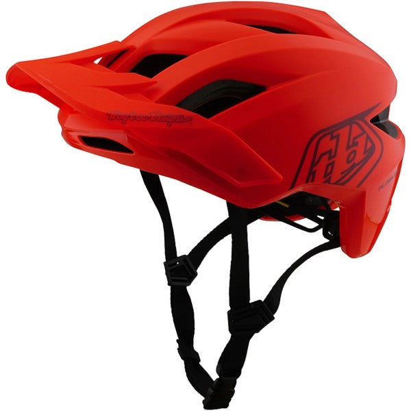 Casque Ouvert de Vélo Flowline Point MIPS Rouge incliné de face