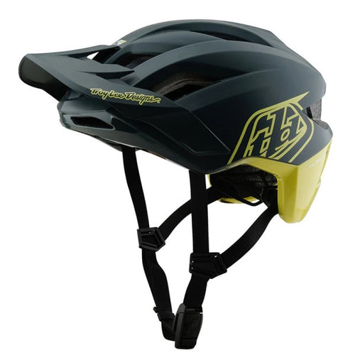 Casque Ouvert de Vélo Flowline SE Badge MIPS/Troy lee/jaune noir de gauche