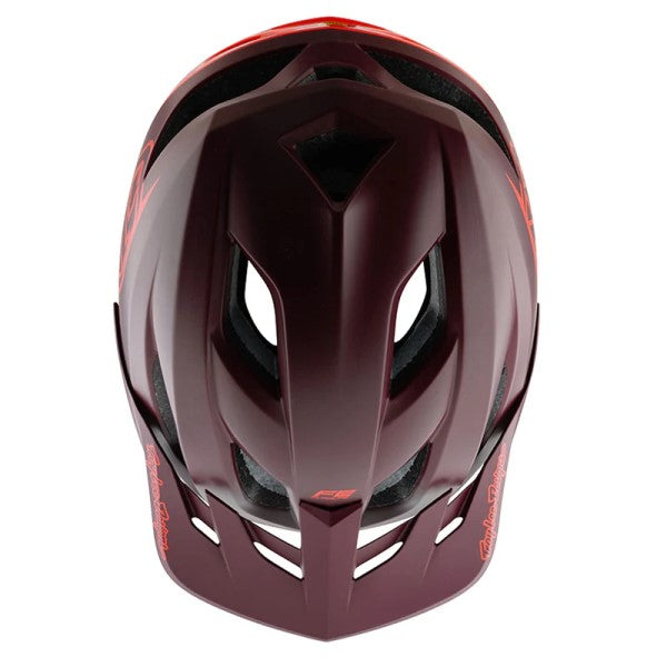 Casque Ouvert de Vélo Flowline SE Badge MIPS/Troy lee/brun foncé
