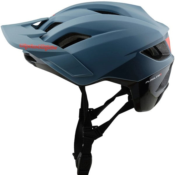 Casque Ouvert de Vélo Flowline SE Trooper MIPS Bleu/Orange incliné de face