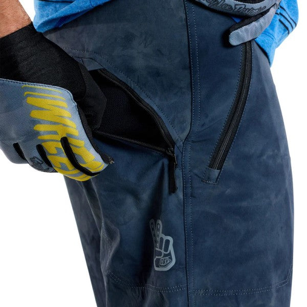 Short de Vélo Skyline Trail W/Liner Washed Out/troylee/bleu foncé /poche/zippe