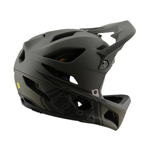 Casque Intégral de Vélo Stage Caper Mips/troylee/ noir olive de droite