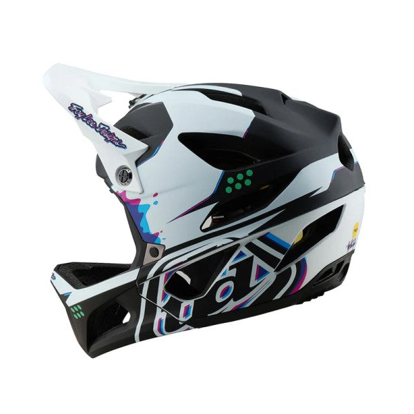 Casque Intégral de Vélo Trooper/troylee/blanc et noir de gauche