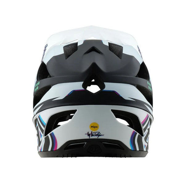 Casque Intégral de Vélo Trooper/troylee/blanc et noir arrière