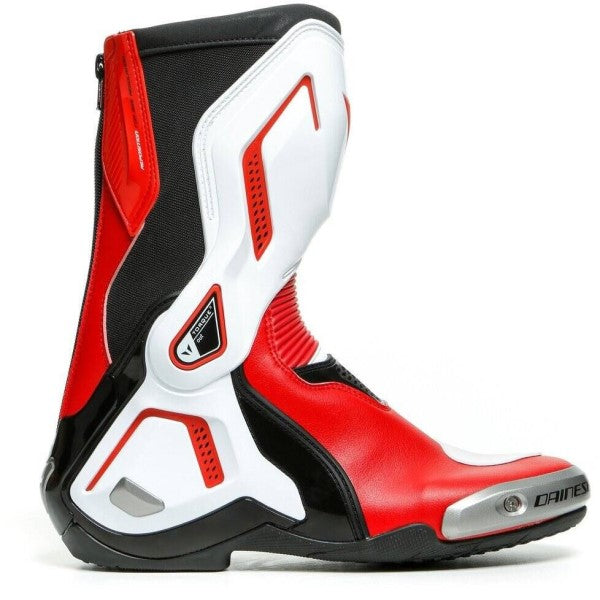 Bottes de Moto Torque 3 Out Femme Blanc/Rouge Droite - Liquidation