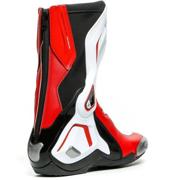 Bottes de Moto Torque 3 Out Femme Blanc/Rouge Derrière - Liquidation