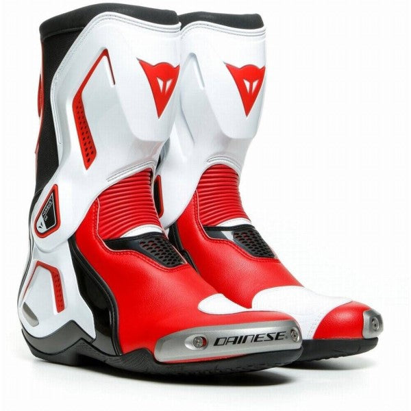 Bottes de Moto Torque 3 Out Femme Blanc/Rouge - Liquidation