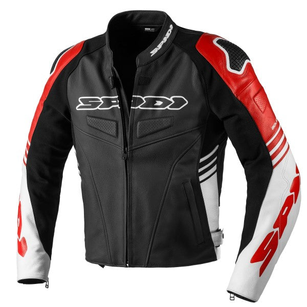 Manteau de Moto Track Warrior Noir/Rouge