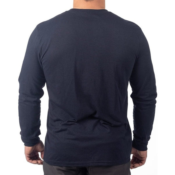 Chandail Tri-Blend/Klim/bleu foncé, de dos