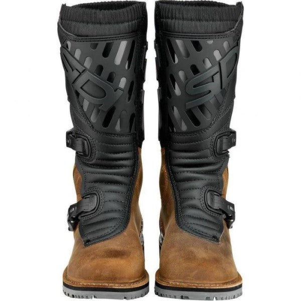 Bottes de Moto Trial Zero.2/ Sidi, brun de face