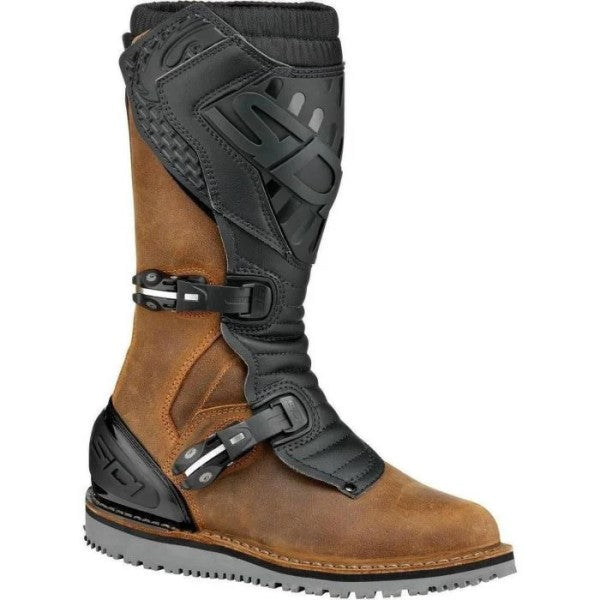 Bottes de Moto Trial Zero.2/ Sidi, brun coté droit