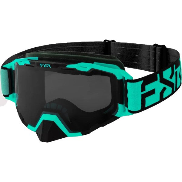 Lunette de Motoneige Maverick Lentille Fumée FXR turquoise