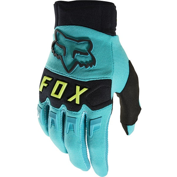 Gants de Motocross Dirtpaw Fox turquoise
