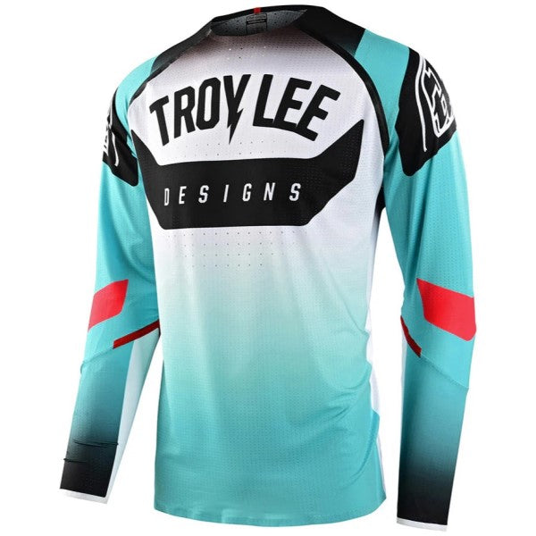 Chandail de Motocross SE Ultra Arc Troy Lee Designs turquoise, de face