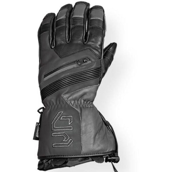 Ultra Leather Snowmobile Gloves with Fixed Liners