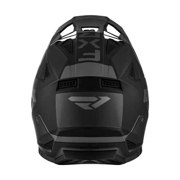 Casque de Snowcross Apex Junior/FXR/noir ops, arrière