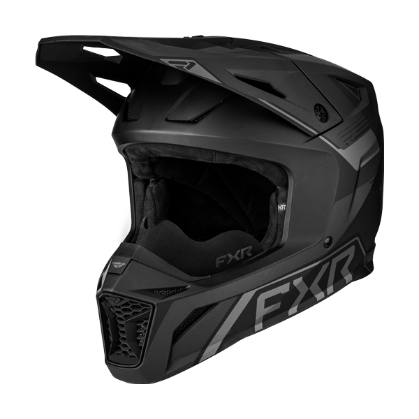 Casque de Snowcross Apex/FXR/Noir Ops, de profil