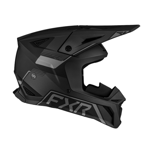 Casque de Snowcross Apex/FXR/Noir Ops, coté droit 