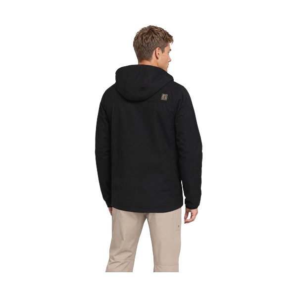 Manteau Roughneck Canvas/FXR.noir,  de dos
