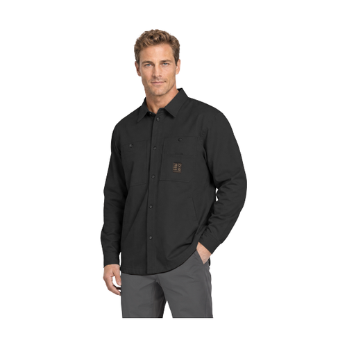 Chemise Roughneck Canvas/FXR/Noir, de face 