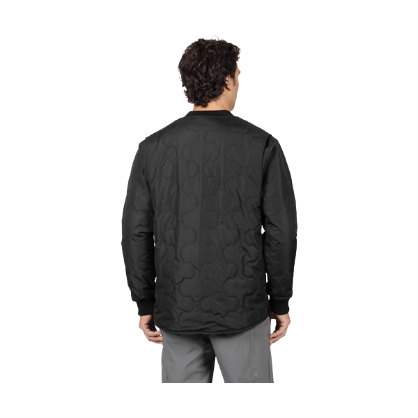 Manteau Matelassé Rig/FXR/noir, de dos
