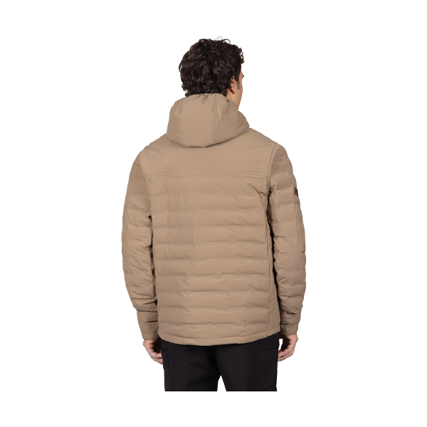 Manteau Matelassé Podium Coupe-Vent/FXR/beige, de dos