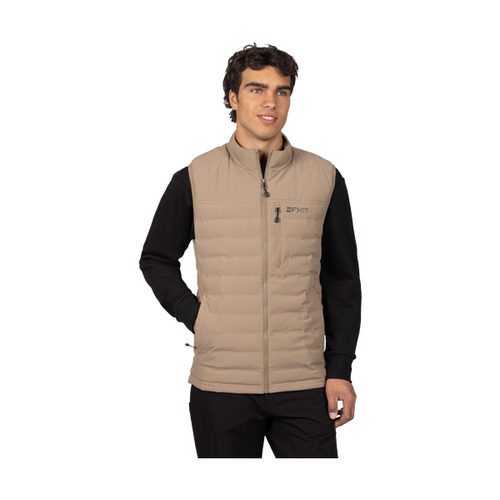 Veste Matelassé Coupe-Vent Podium/FXR/beige, de face
