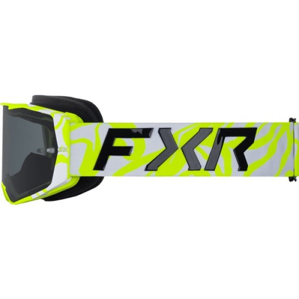 Lunette de Motocross FXR Factory Ride Haute visibilité, de côté