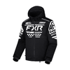 Manteau de Motoneige Podium/FXR, Noir/blanc, de face
