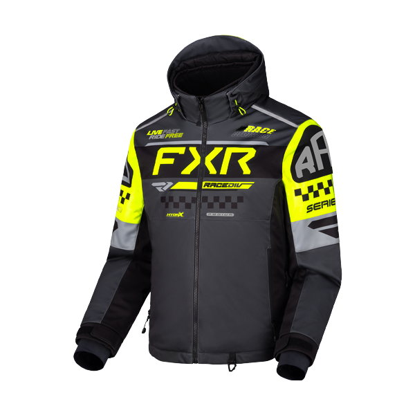 Manteau de Motoneige Podium/FXR,haute-visibilité, de face