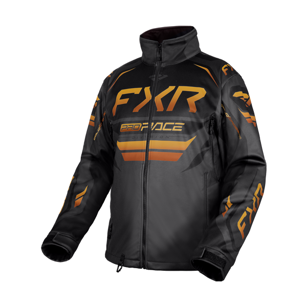 Manteau de Motoneige Cold Cross RR/FXR, noir, or, de face