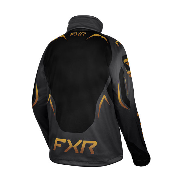 Manteau de Motoneige Cold Cross RR/FXR, noir, or, de dos
