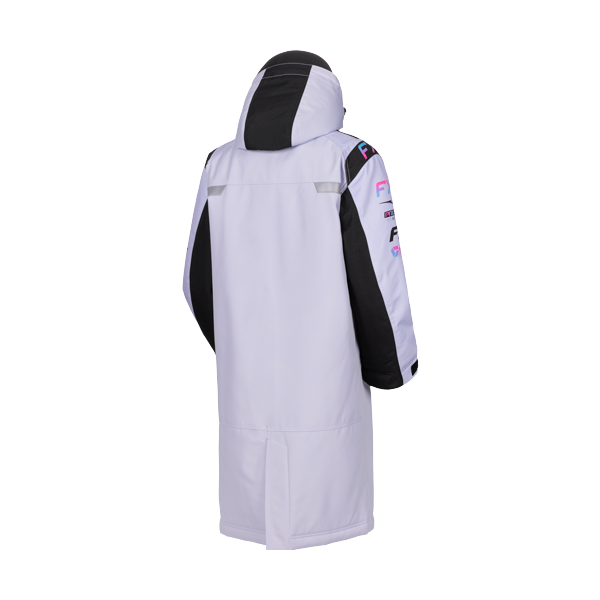 Manteau de Motoneige Isolé Warm-Up/FXR/noir, rose, blanc, de dos