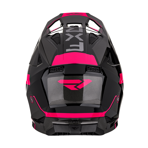 Casque de Snowcross Apex/FXR/ noir fushia, arrière