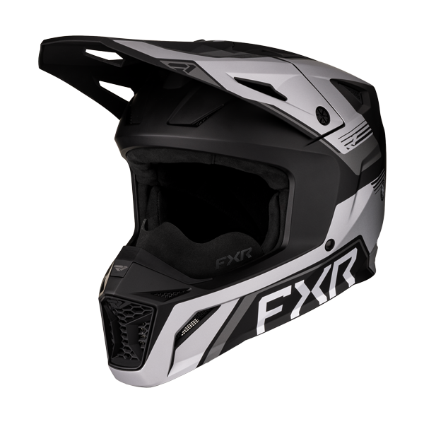 Casque de Snowcross Apex/FXR/ gris, de profil