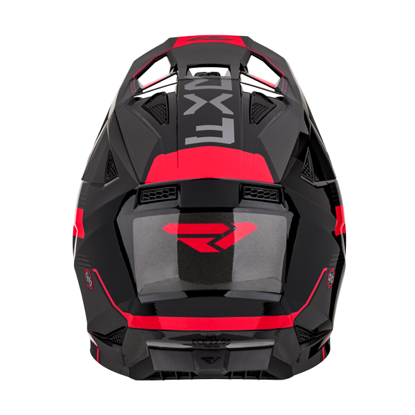 Casque de Snowcross Apex/FXR/ noir rouge, arrière