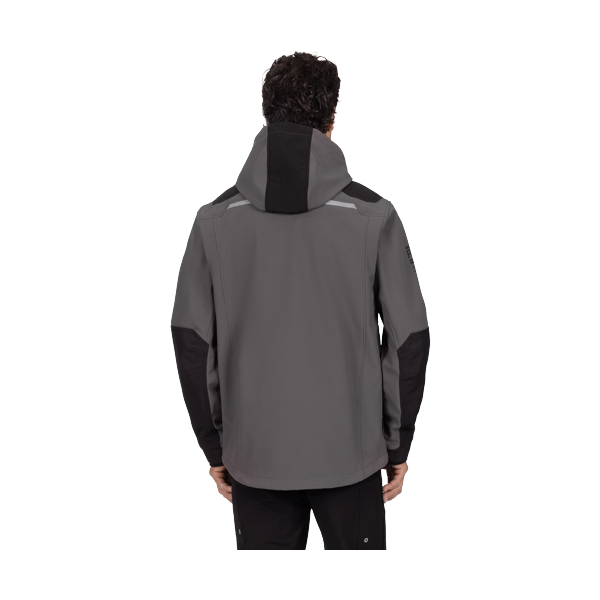 Manteau Stronghold Tech-Shell/FXR/gris, Noir, de dos