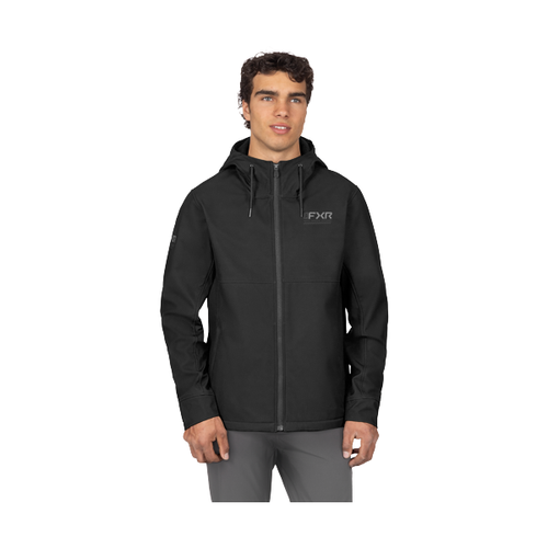 Manteau Hydrogen Softshell/FXR/Noir gris, de face
