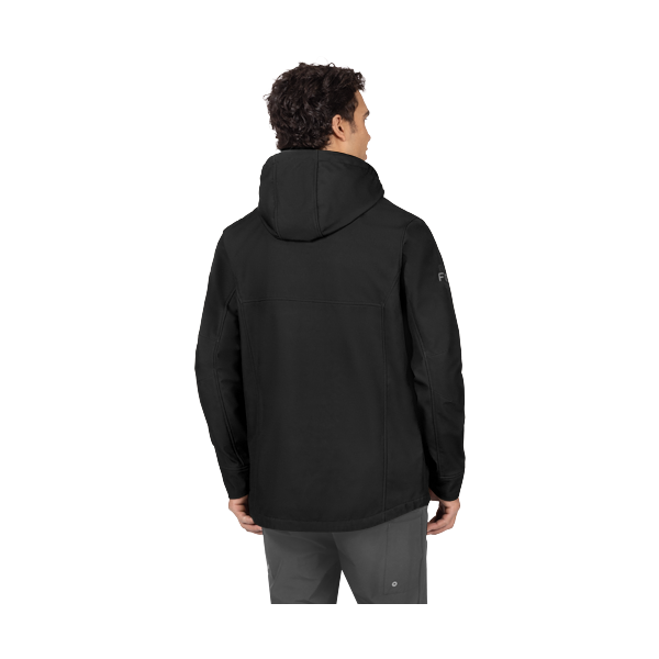 Manteau Hydrogen Softshell/FXR/Noir gris, de dos