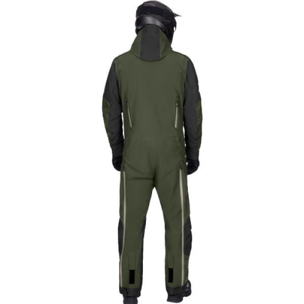 Ensemble de Motoneige Vertical MTX Lite/FXR/Gris vert, de dos