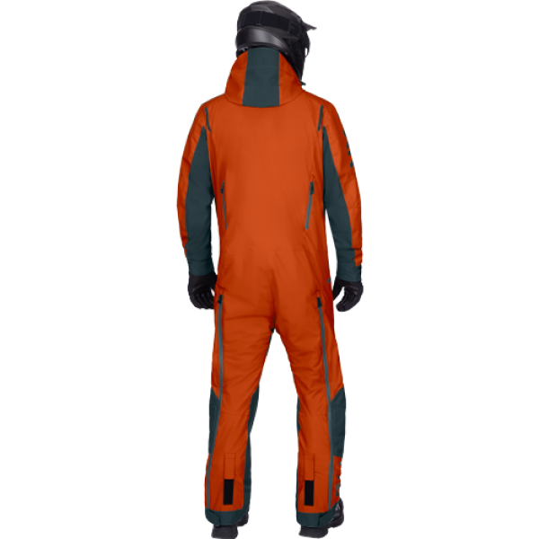 Ensemble de Motoneige Vertical MTX Lite/FXR/Gris orange; de dos