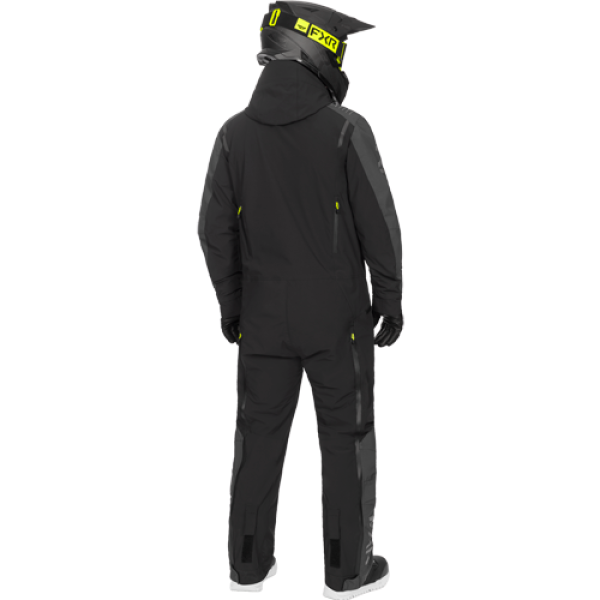 Ensemble de Motoneige Vertical MTX Lite/FXR/Noir Hi-viz, de dos